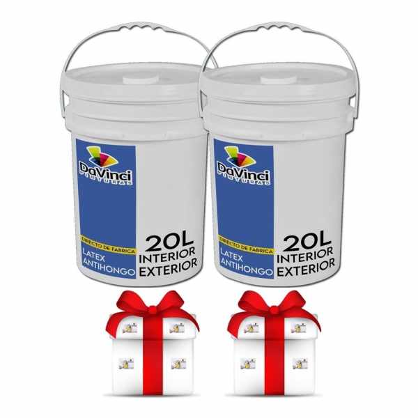 Pintura Latex Interior Ext Antihongo 20 20k Davinci Regalo