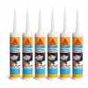 Pack X 6 Silicona Antihongos Sanisil Sika Baños Y Cocina