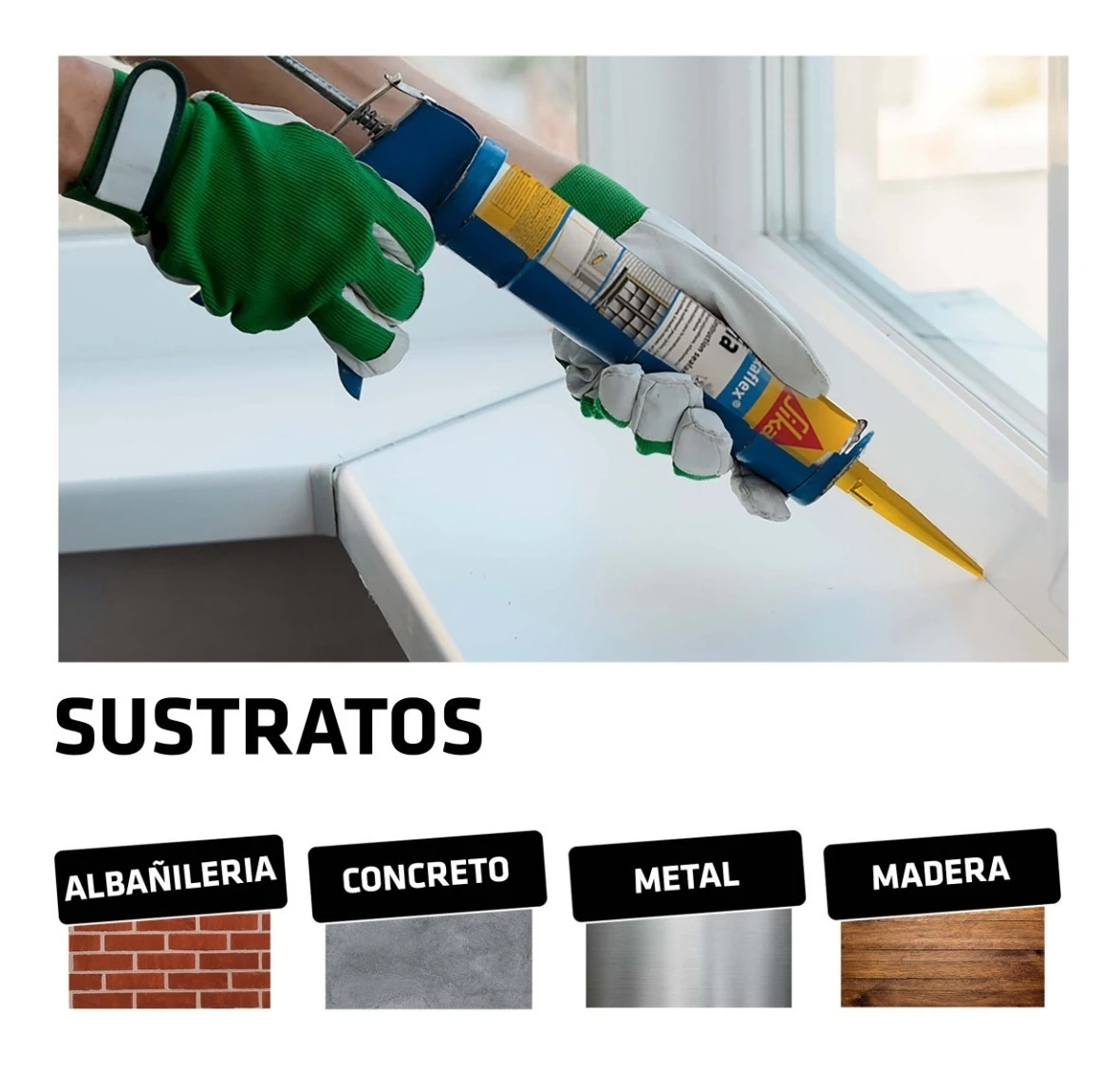 Sikaflex 1a Plus Sellador De Juntas Y Fisuras Sika Davinci - Imagen 7