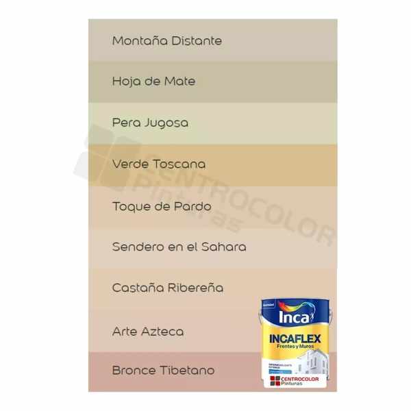 Impermeabilizante Inca Incaflex Frentes Y Muros Colores 20lt - Imagen 7