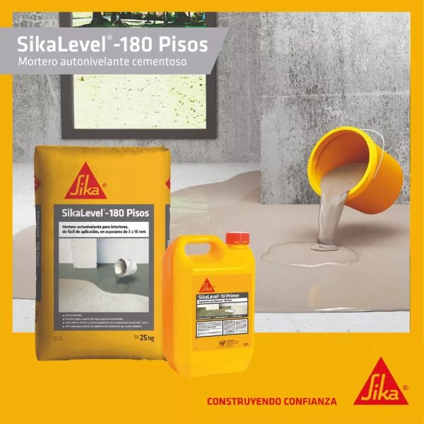 Autonivelante De Pisos Sikalevel-180-pisos Sika 25kg - Imagen 3