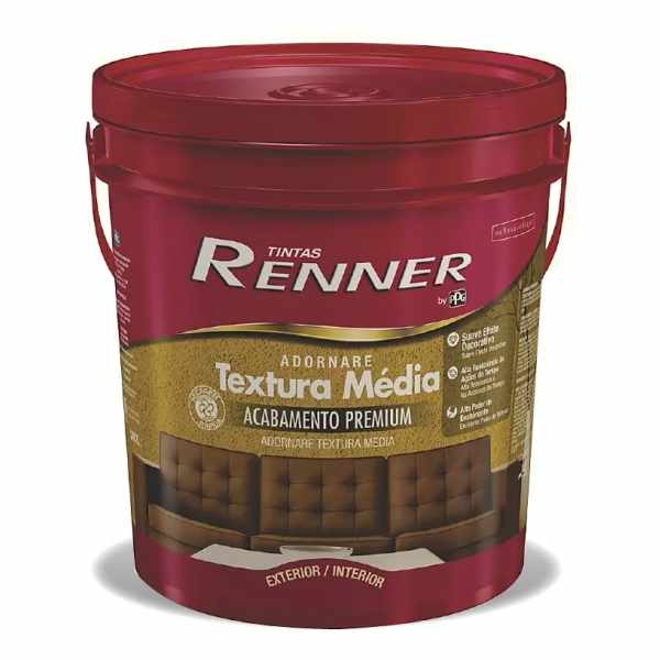 Pintura Texturada Media Renner Interior Y Exterior 25kg