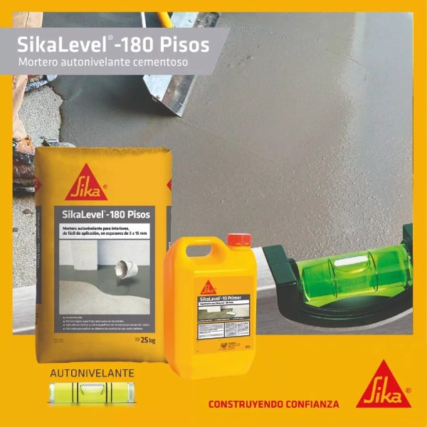 Autonivelante De Pisos Sikalevel-180-pisos Sika 25kg - Imagen 4