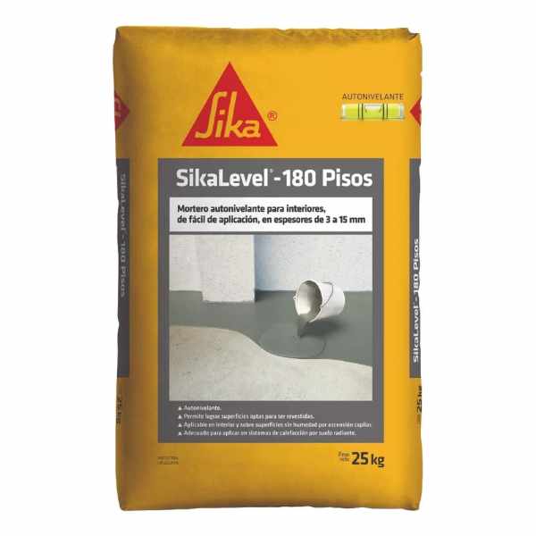 Autonivelante De Pisos Sikalevel-180-pisos Sika 25kg