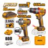Kit Herramientas Atornillador Percutor + Llave De Impacto - Imagen 2