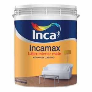Pintura Para Interiores Incamax Blanco 4 Litros