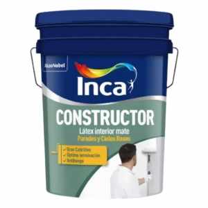 Pintura Interior Inca Latex Constructor 4 Litros Blanco