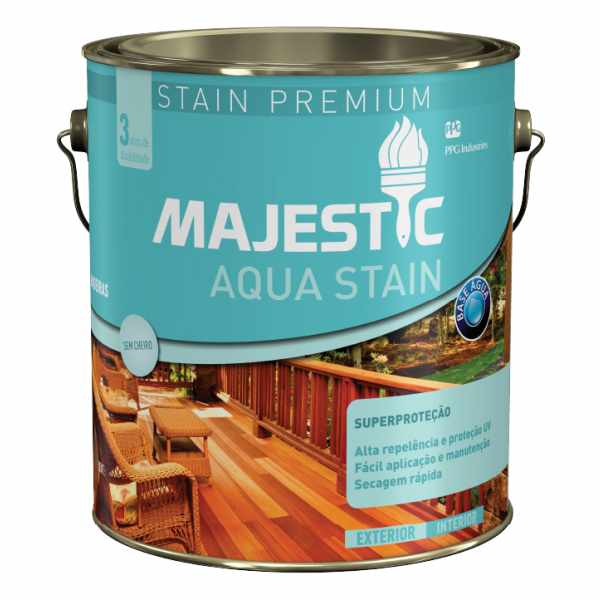Protector De Madera Exterior Renner Aqua Stain - 3,6 Lts