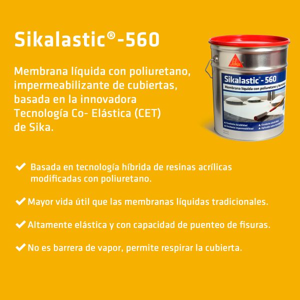 Sikalastic 560 Membrana Líquida Con Poliuretano 20+20 Kg - Imagen 2