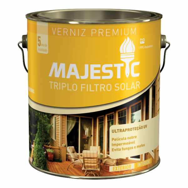 Barniz Madera Triple Filtro Y Antihongos Renner - 900 Ml Color Brillante