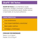 Sikafill Techos Membrana Líquida Sika 20 + 20 Kgs. Colores - Imagen 3