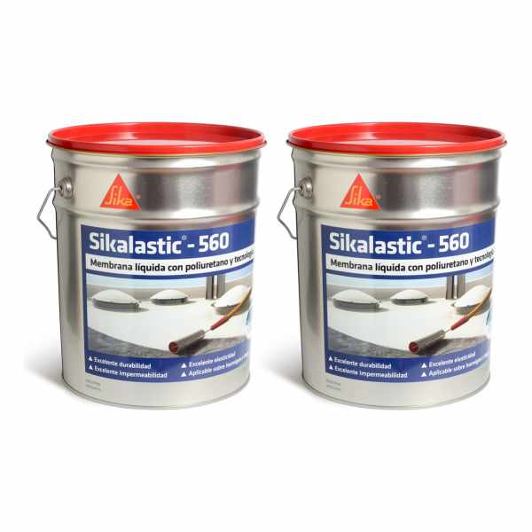 Sikalastic 560 Membrana Líquida Con Poliuretano 20+20 Kg