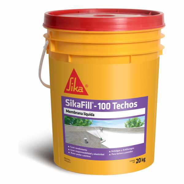 Membrana Líquida Sika Sikafill -100 Techos 20kg - Imagen 5