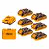 Set X 6 Baterias 2.0ah + Cargador En Valija Ingco - Imagen 2