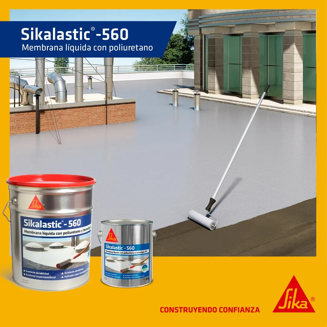 Sikalastic 560 Membrana Líquida Con Poliuretano 20+20 Kg - Imagen 3