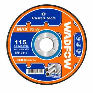 Lata X 50 Discos Corte Metal 4 1/2 X 1.0 Mm Wadfow Wac3l45 Color Azul