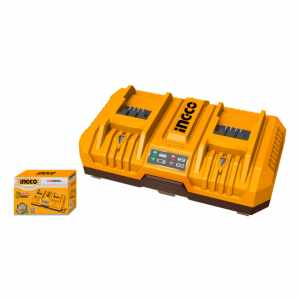 Cargador 20v Doble 8ah Rapido Ingco Fcli2082