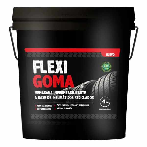 Membrana Impermeabilizante Caucho Flexigoma 4 Kg - Imagen 4