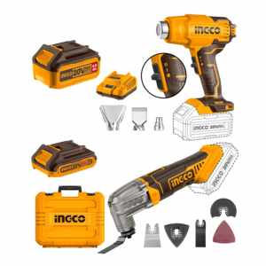 Kit 20v Pistola De Calor Herramienta Multifuncion Ingco Cos