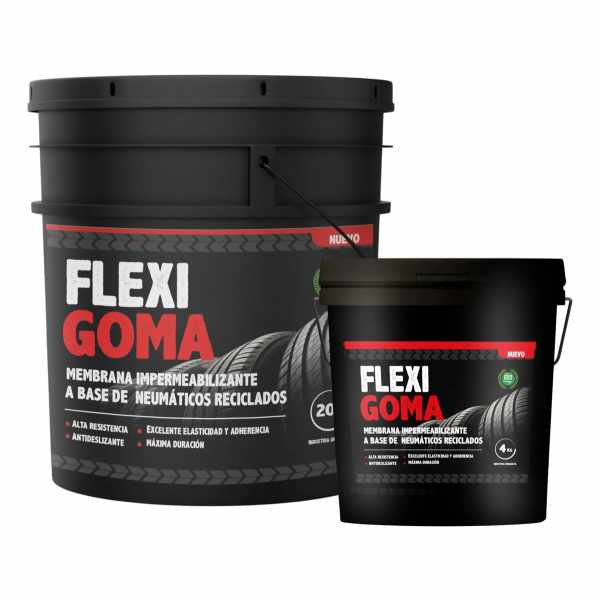 Membrana Impermeabilizante Caucho Flexigoma 20 + 4 Kg - Imagen 6