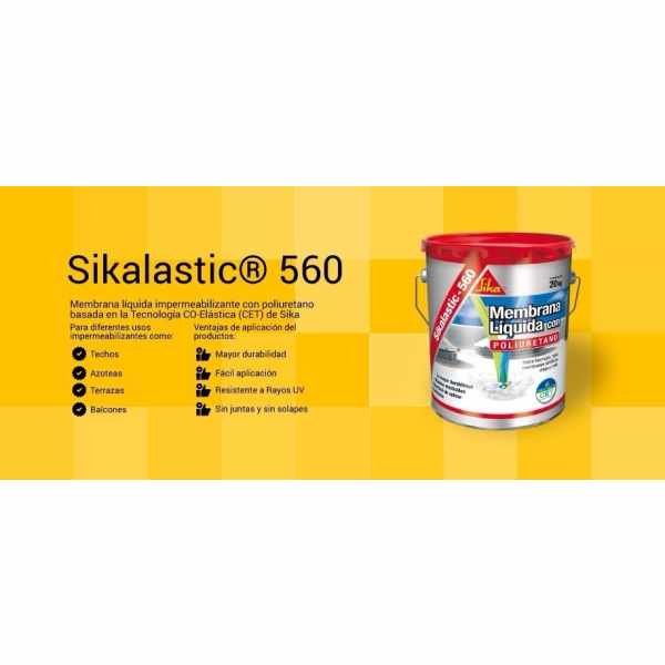 Membrana Liquida Sika- 560 Poliuretano 20kgs - Imagen 3