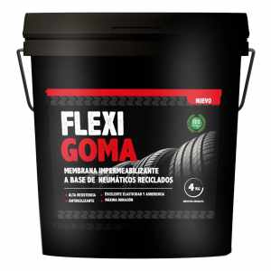 Membrana Impermeabilizante Caucho Flexigoma 4 Kg