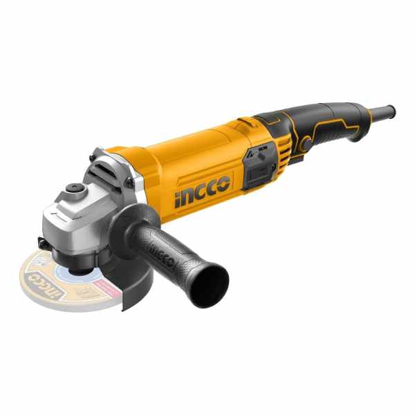 Amoladora 4 1/2 960w Mango Ergonomico Ingco Ag9608. Hnt Color Naranja Frecuencia 50/60hz