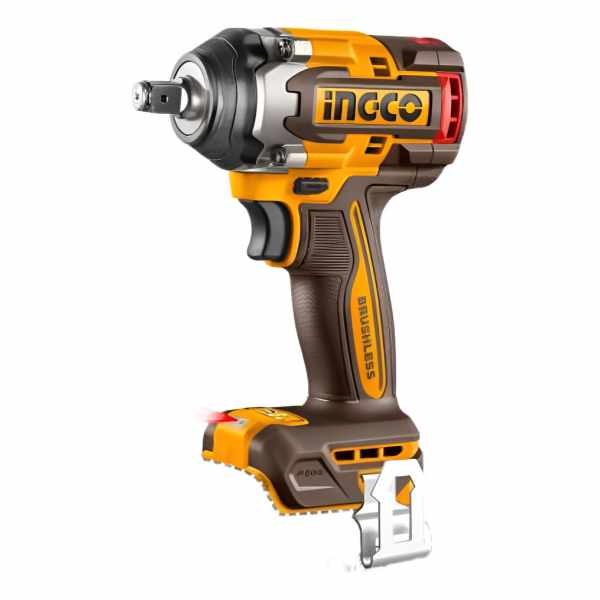 Llave De Impacto 500nm 20v P20s S/bat/carg Ingco Ciwli20501 Color Amarillo Frecuencia 50 60