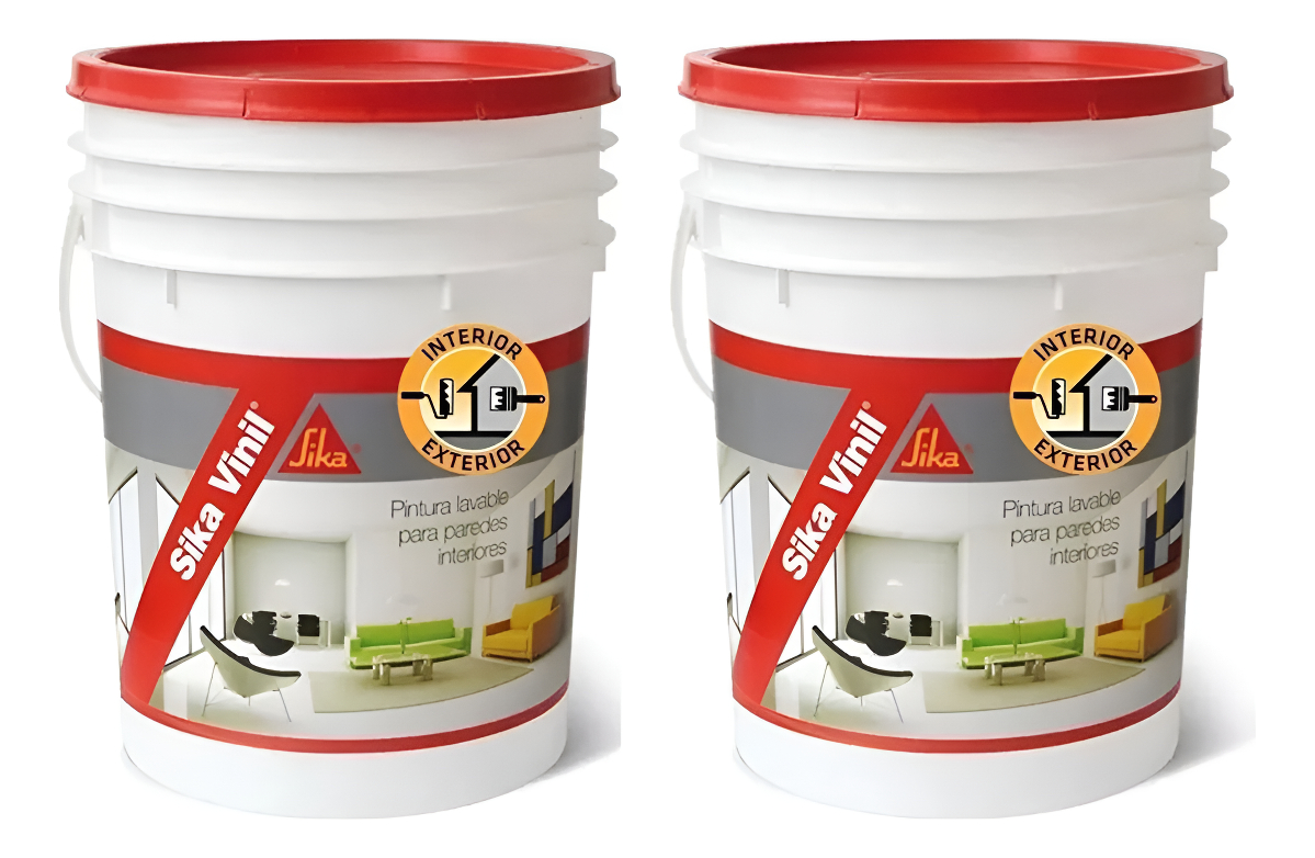 Pintura Latex Interior Superlavable 20+20 Lts Sika Vinil