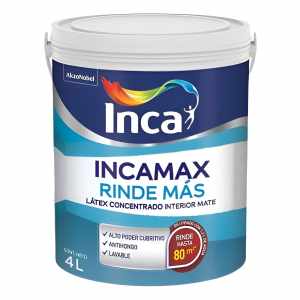 Incamax Rinde Más Látex Interior Lavable Concentrado 20lts