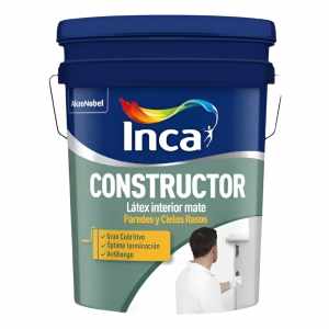 Inca Constructor Látex Interior Mate Color Blanco 20l