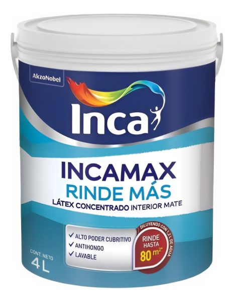 Incamax Rinde Más Látex Interior Lavable Concentrado 10 Lts - Imagen 2