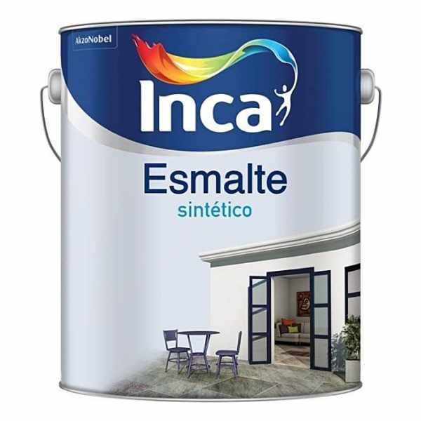 Esmalte Sintético Inca Grafito 1 Litro.