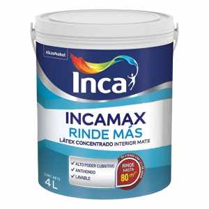 Incamax Rinde Más Látex Interior Lavable Concentrado 20lts