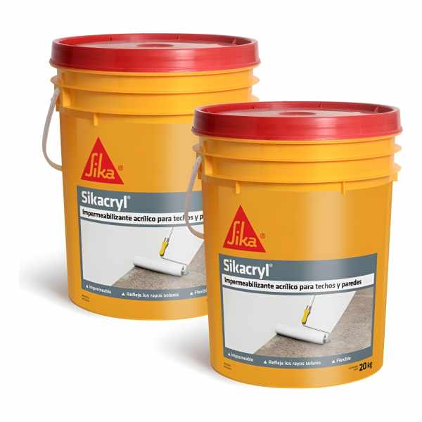 Impermeabilizante Acrílico Sikacryl Sika 20+20kg + Regalo - Imagen 6