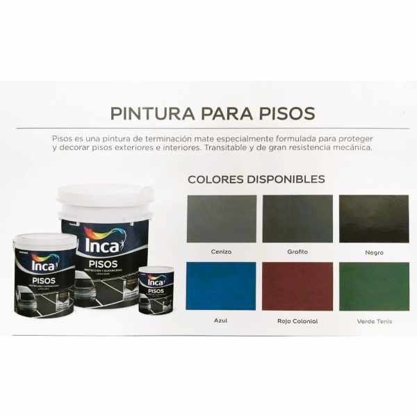 Pintura Para Pisos Inca 4lts - Imagen 2