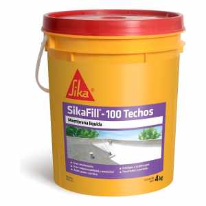 Membrana Líquida Sika Sikafill -100 Techos 4kg Da Vinci
