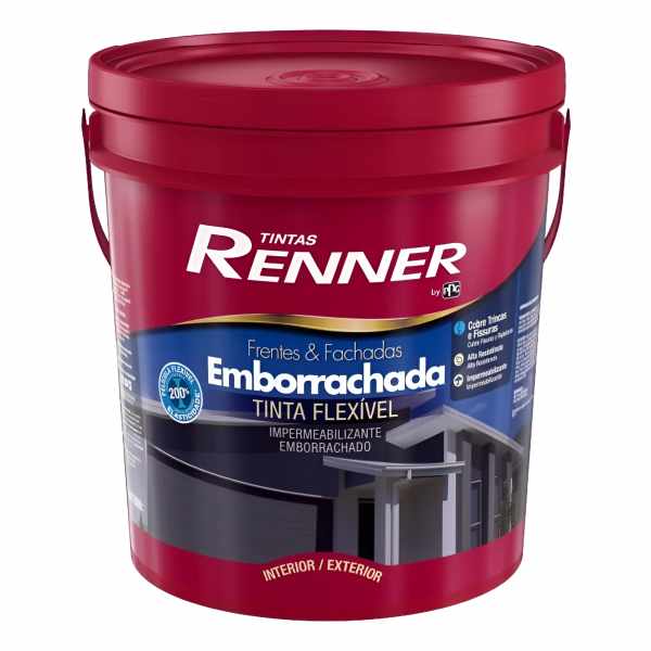 Pintura Impermeabilizante Renner Frentes Y Fachada 20 Kg