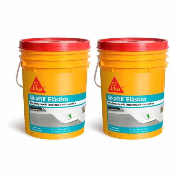 Membrana Líquida Impermea Sika Elastomérica 20+20k Sikafill - Imagen 4