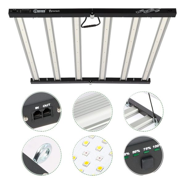 Lucius 720w Led Samsung Lm281b Indoor Cultivo - Imagen 4