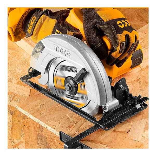 Sierra Circular Eléctrica Ingco Cs18528 185mm 1400w Naranja Y Gris 50hz/60hz - Imagen 4
