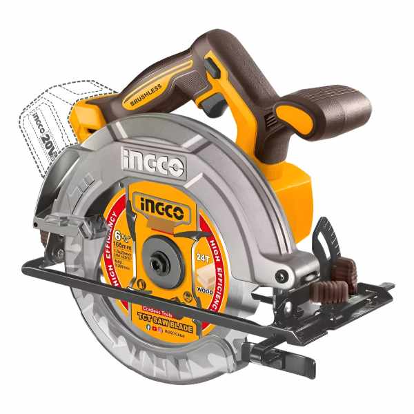 Sierra Circular 165mm Brushless Ingco Csli16521 + Bat+ca Col