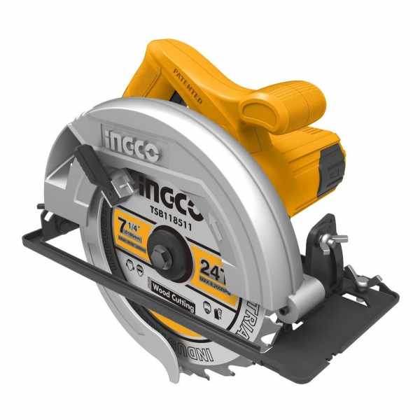 Sierra Circular Eléctrica Ingco Cs18528 185mm 1400w Naranja Y Gris 50hz/60hz - Imagen 11