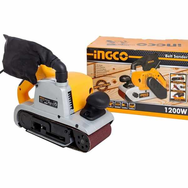 Lijadora De Banda Ingco Pbs12001 Negra Y Naranja 50hz/60hz 1.2kw - Imagen 5