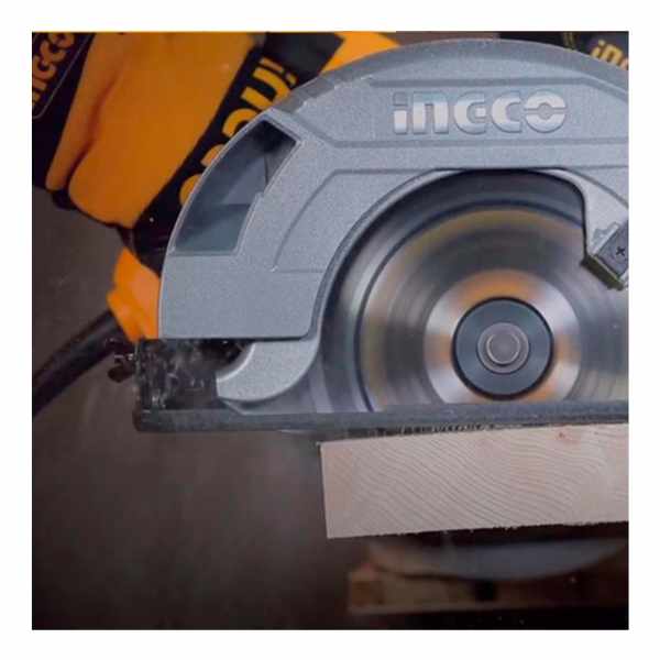 Sierra Circular Eléctrica Ingco Cs18528 185mm 1400w Naranja Y Gris 50hz/60hz - Imagen 7