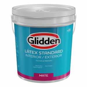 20l Pintura Latex Int Ext Super Rend Techos Paredes Glidden