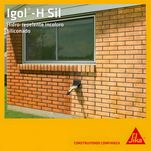 Sika Impermeabilizante Ladrillos Incoloro Igol-h-sil 5lt - Imagen 4