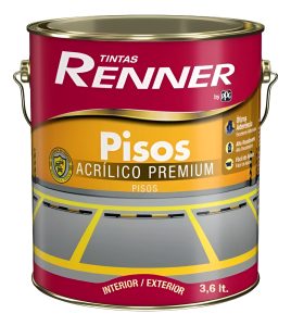 Pintura Para Pisos Alto Transito Renner Interior - Ext 3,6lt