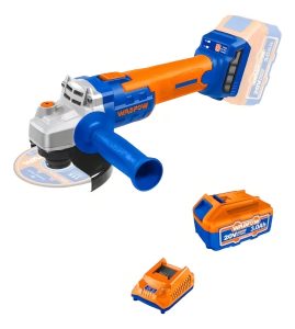 Amoladora A Bateria C Bat 3amp Y Cargador Wadfow Wlapm21 Color Azul