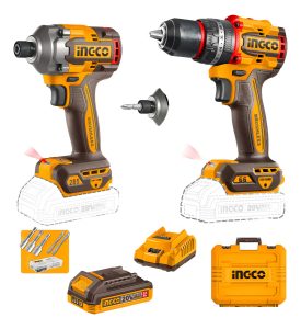 Kit Taladro Atornillador Percutor 66nm + Impacto Ckli20277